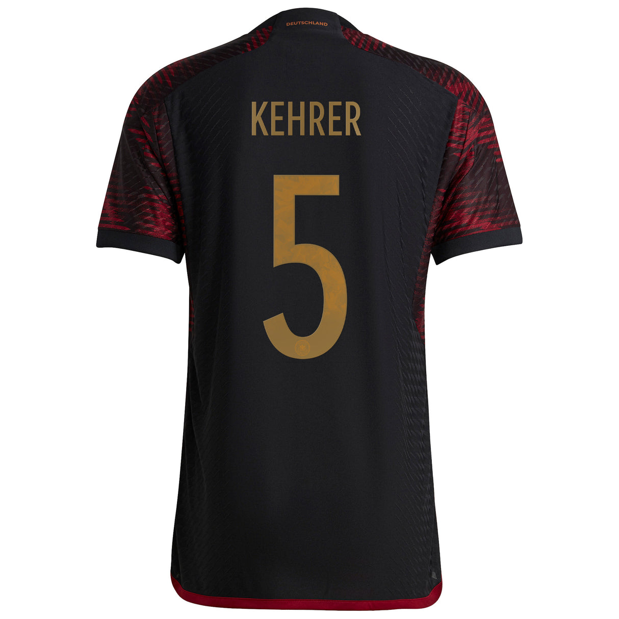 Germany Away Authentic Shirt with Kehrer 5 printing - Kit Captain