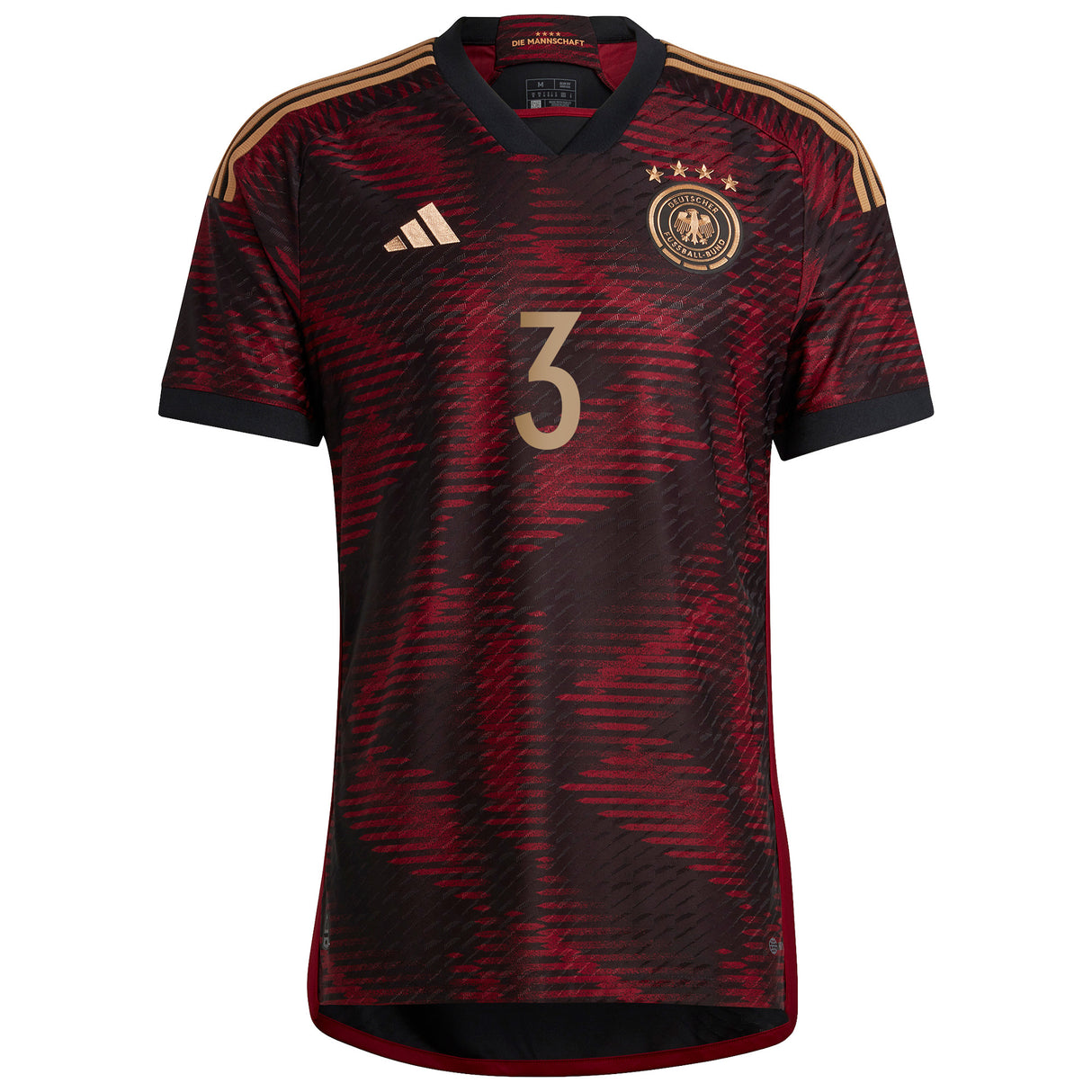 Germany Away Authentic Shirt with Raum 3 printing - Kit Captain