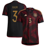 Germany Away Authentic Shirt with Raum 3 printing - Kit Captain