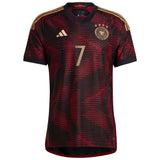 Germany Away Authentic Shirt with Havertz 7 printing - Kit Captain