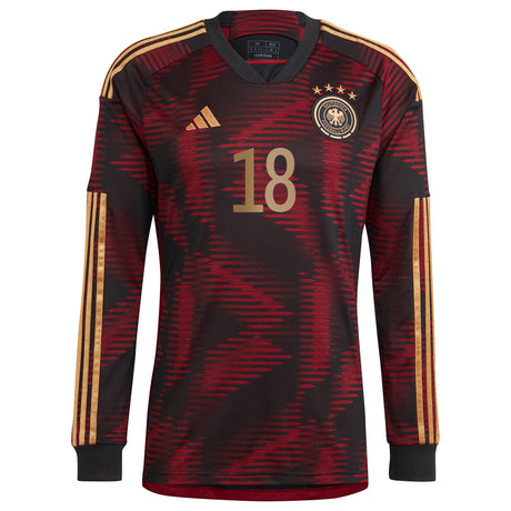 Germany Away Shirt - Long Sleeve with Hofmann 18 printing - Kit Captain