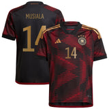 Germany Away Shirt - Kids with Musiala 14 printing - Kit Captain
