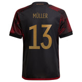 Germany Away Shirt - Kids with Müller 13 printing - Kit Captain