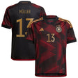 Germany Away Shirt - Kids with Müller 13 printing - Kit Captain