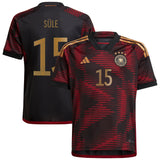 Germany Away Shirt - Kids with Süle 15 printing - Kit Captain