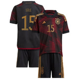 Germany Away Minikit with Süle 15 printing - Kit Captain