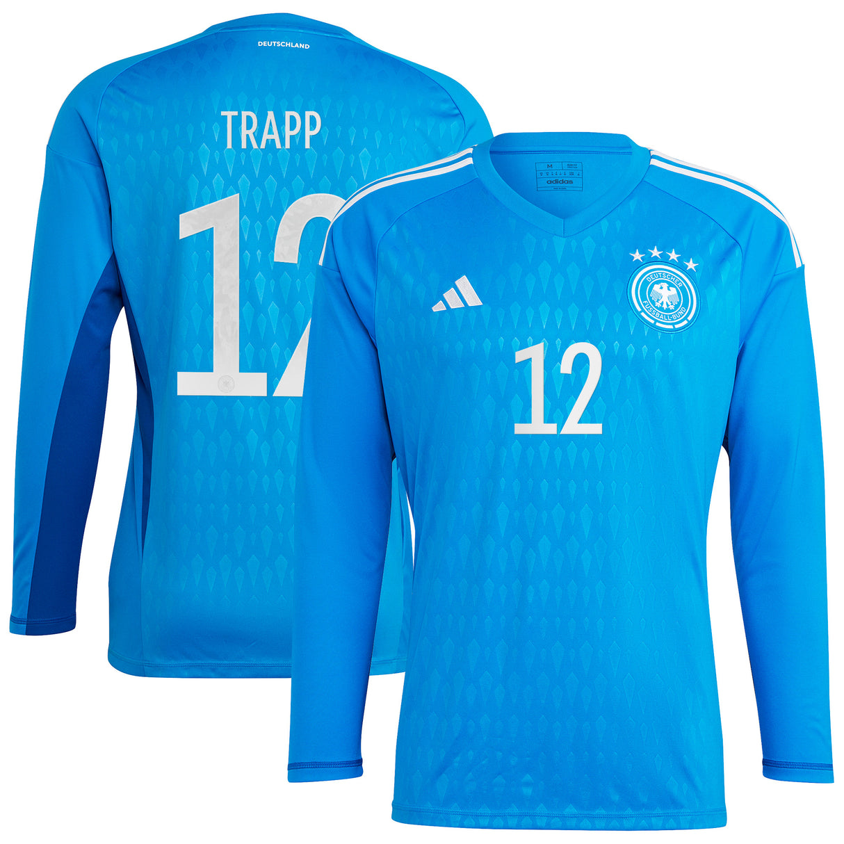 DFB Goalkeeper Shirt - Long Sleeve with Trapp 12 printing - Kit Captain