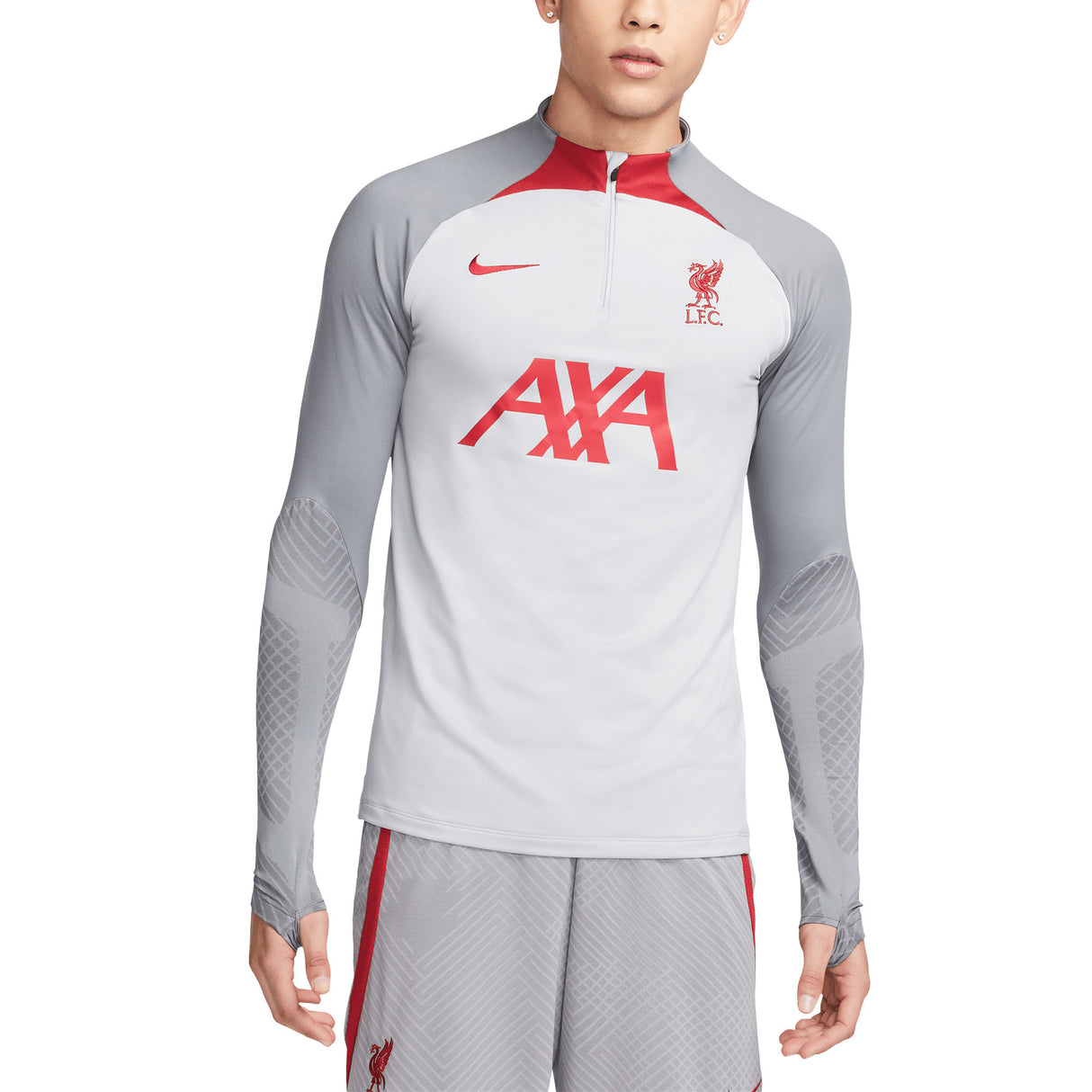 Liverpool Strike Drill Top - Grey - Kit Captain