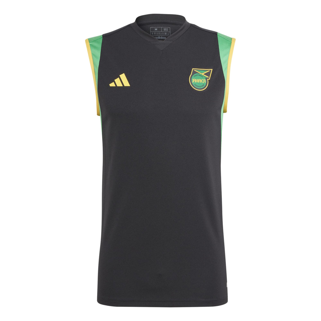 Jamaica adidas Training Sleeveless Jersey - Black - Kit Captain