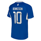 Everton WSL Home Shirt 2022-23 - Kids with Bennison 10 printing - Kit Captain