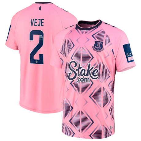 Everton WSL Away Shirt 2022-23 with Veje 2 printing - Kit Captain