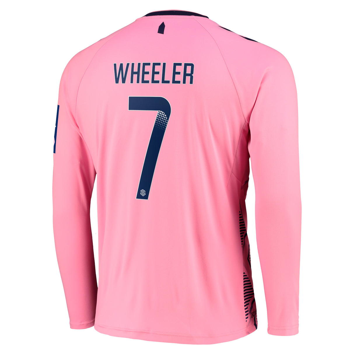 Everton WSL Away Shirt 2022-23 - Long Sleeve with Wheeler 7 printing - Kit Captain