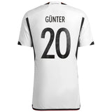 Germany Home Authentic Shirt 2022 with Günter 20 printing - Kit Captain