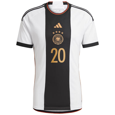 Germany Home Shirt 2022 with Günter 20 printing - Kit Captain