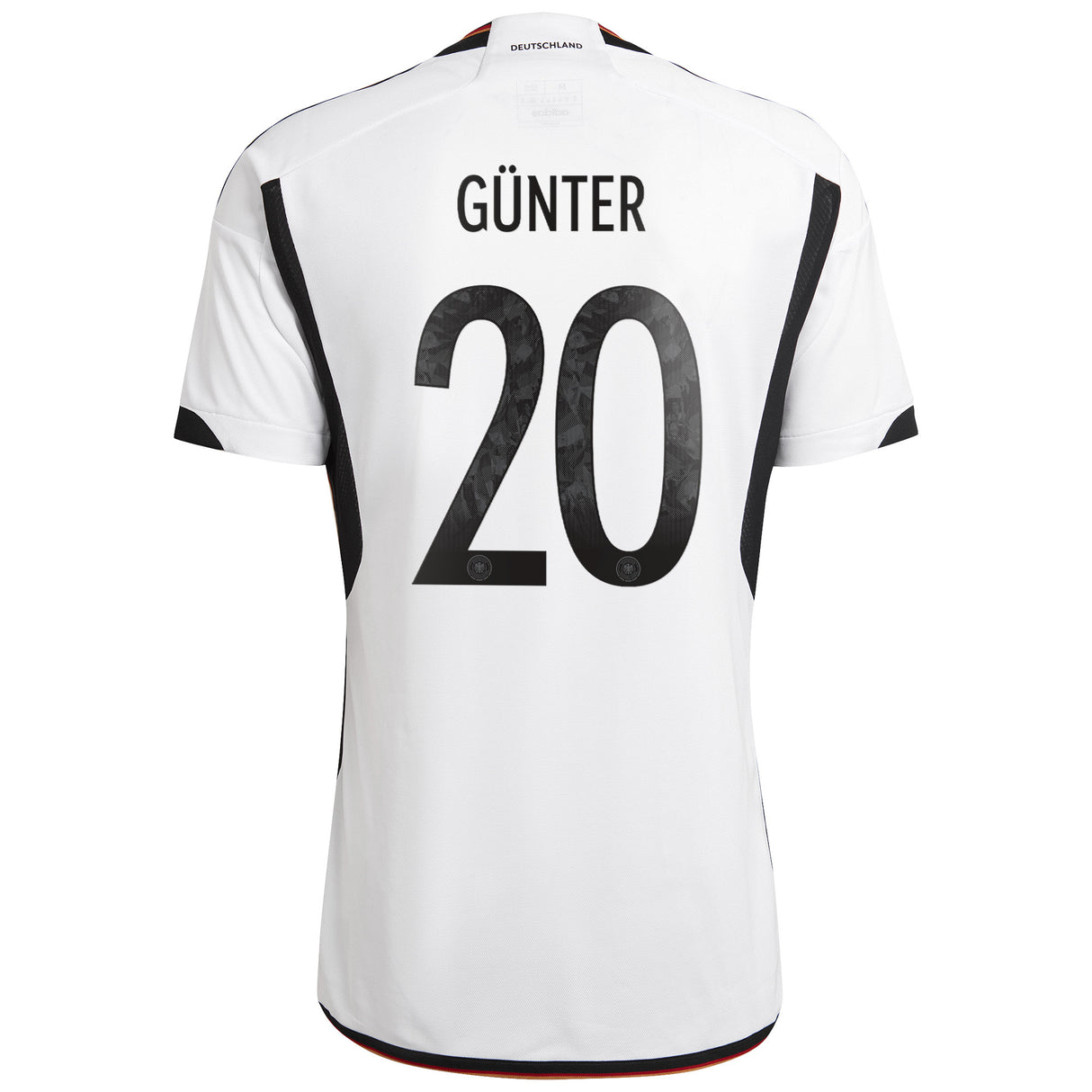 Germany Home Shirt 2022 with Günter 20 printing - Kit Captain