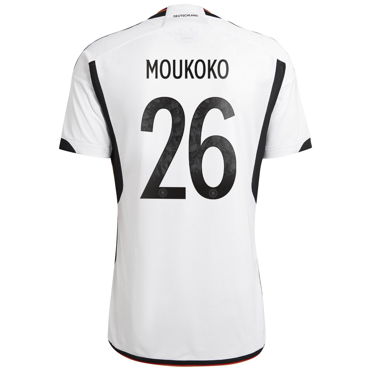 Germany Home Shirt 2022 with Moukoko 26 printing - Kit Captain