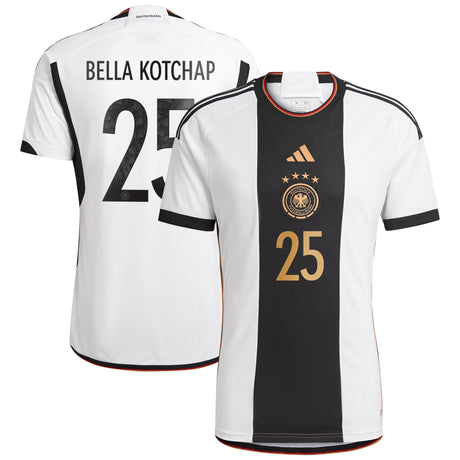 Germany Home Shirt 2022 with Bella Kotchap 25 printing - Kit Captain