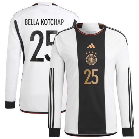 Germany Home Shirt 2022 - Long Sleeve with Bella Kotchap 25 printing - Kit Captain