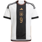 Germany Home Shirt 2022 - Kids with Füllkrug 9 printing - Kit Captain