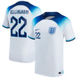 England Home Stadium Shirt 2022 with Bellingham 22 printing - Kit Captain