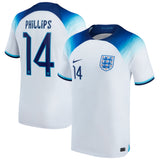 England Home Stadium Shirt 2022 - Kids with Phillips 14 printing - Kit Captain