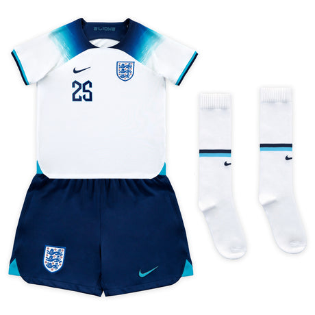 England Home Stadium Kit 2022 - Little Kids with Maddison 25 printing - Kit Captain