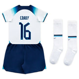 England Home Stadium Kit 2022 - Little Kids with Coady 16 printing - Kit Captain