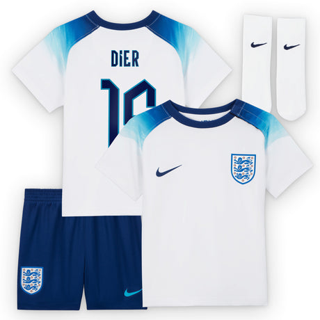 England Home Stadium Kit 2022 - Infants with Dier 15 printing - Kit Captain