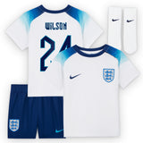 England Home Stadium Kit 2022 - Infants with Wilson 24 printing - Kit Captain