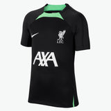 Liverpool Nike Strike Short Sleeve Top - Black - Kids - Kit Captain