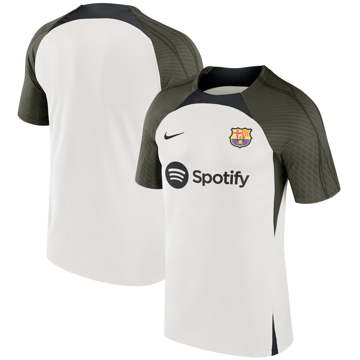 Barcelona Nike Strike Short Sleeve Top - Stone - Kit Captain