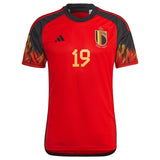 Belgium Home Shirt 2022 with Kees 19 printing - Kit Captain