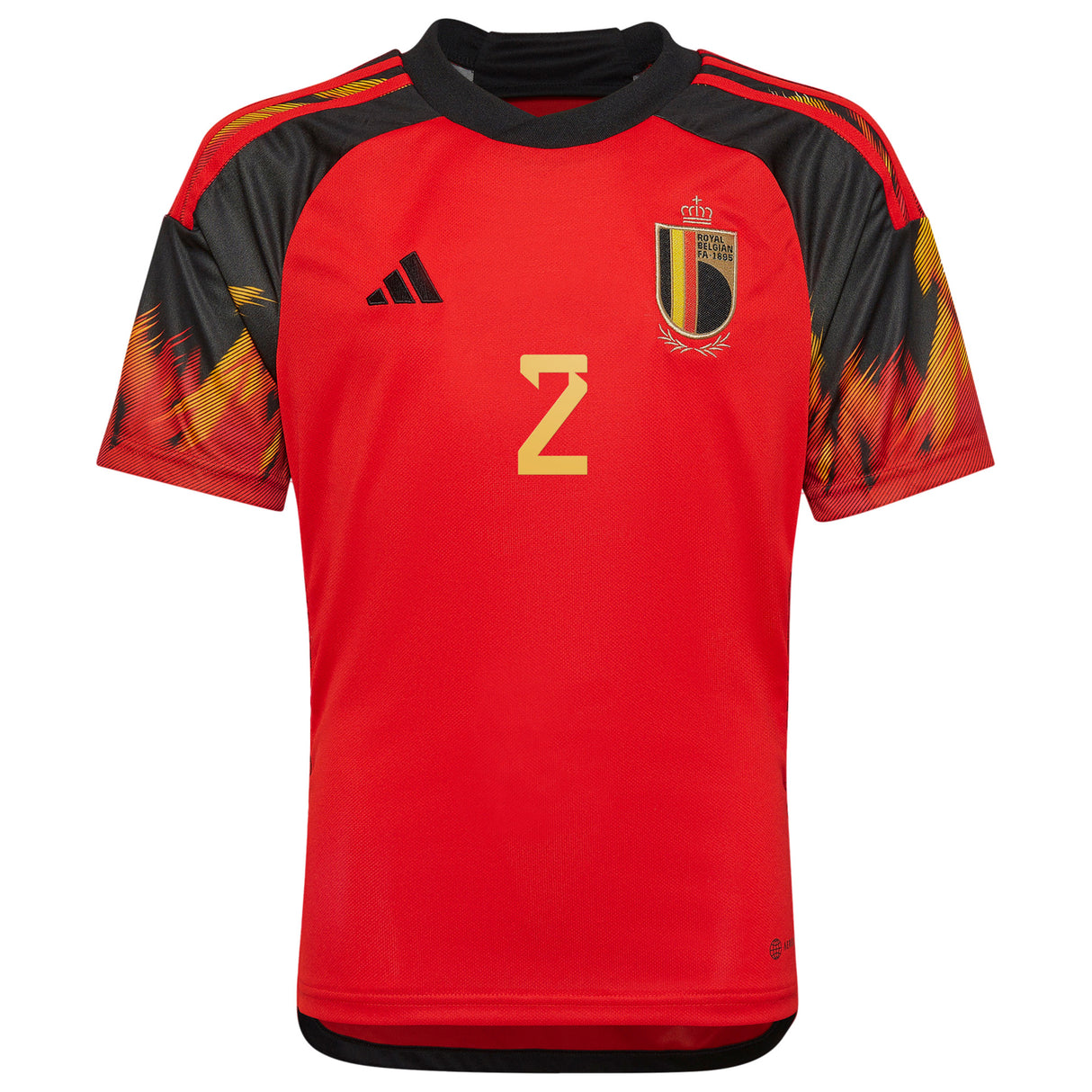 Belgium Home Shirt 2022 - Kids with Philtjens 2 printing - Kit Captain