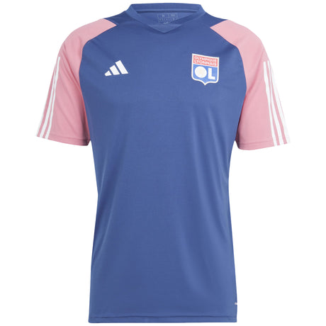 Olympique Lyon adidas Training Jersey - Dark Blue - Kit Captain