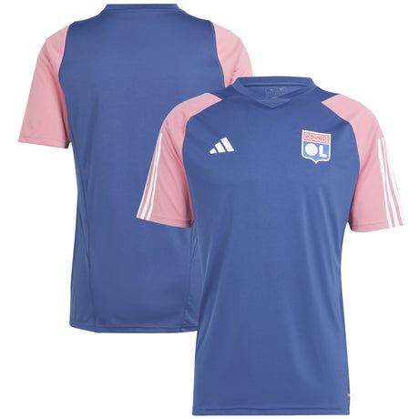 Olympique Lyon adidas Training Jersey - Dark Blue - Kit Captain