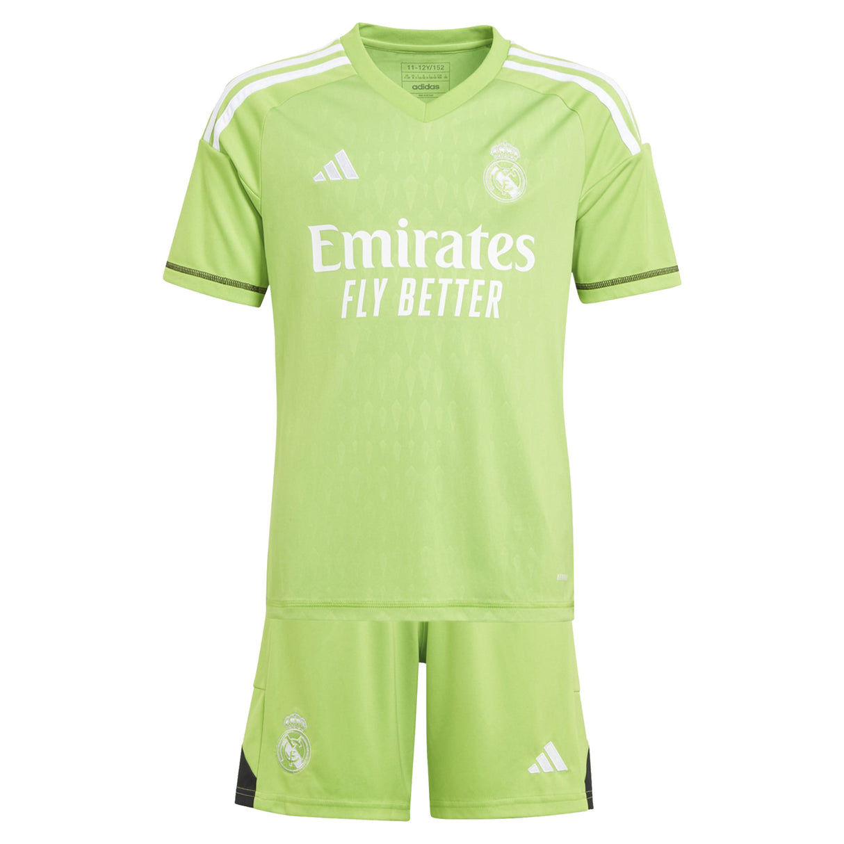 Real Madrid adidas Home Goalkeeper Youthkit 2023-24 - Kit Captain