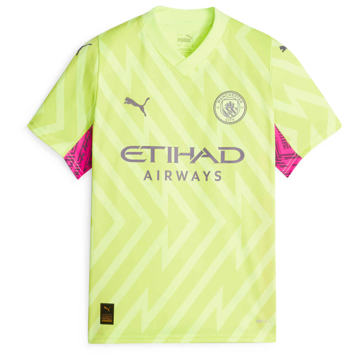 Manchester City Puma Goalkeeper Shirt 2023-24 - Kids - Kit Captain