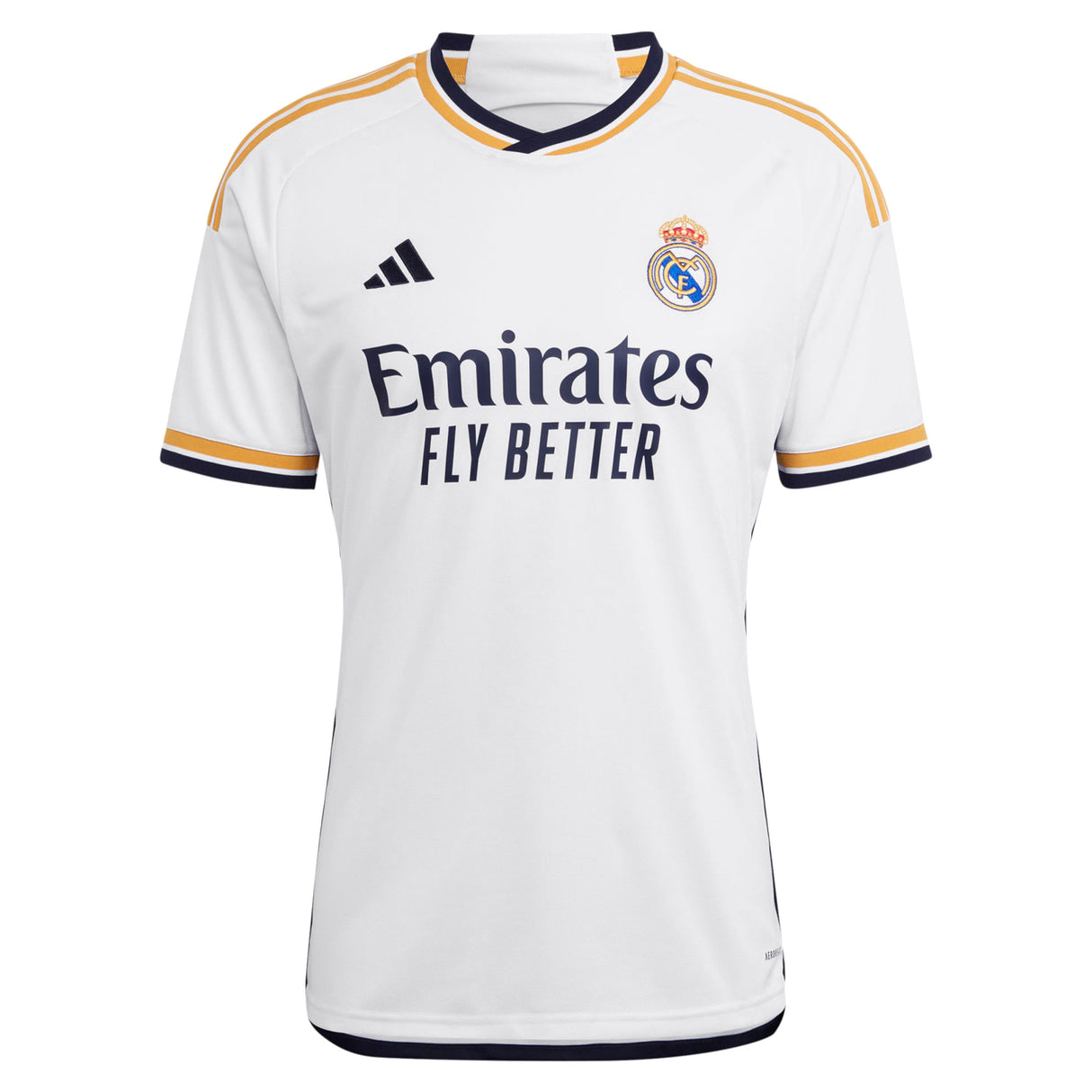 Real Madrid adidas Home Shirt 2023-24 with Modric 10 printing - Kit Captain