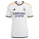 Real Madrid adidas Home Shirt 2023-24 with Modric 10 printing - Kit Captain