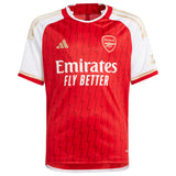 Arsenal adidas Home Shirt 2023-24 - Kids with í˜degaard 8 printing - Kit Captain
