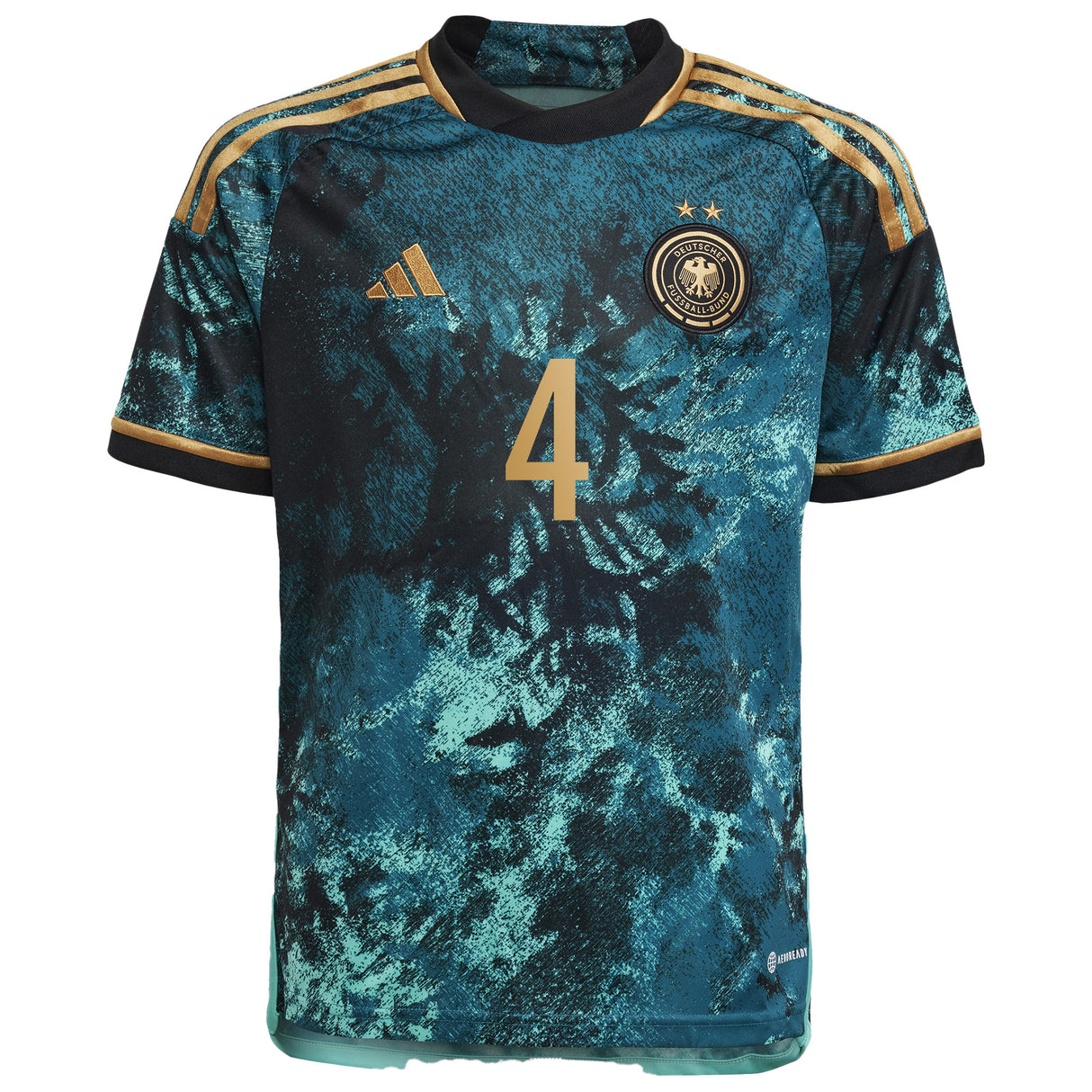 Germany Away Shirt 2023 - Kids with Kleinherne 4 printing - Kit Captain