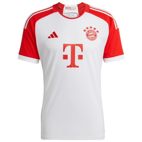 FC Bayern adidas Home Shirt 2023-24 - Kids with Sarr 20 printing - Kit Captain