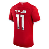 Liverpool Nike Home Stadium Shirt - 2023-24 with M.Salah 11 printing - Kit Captain