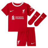 Liverpool Nike Home Stadium Kit - 2023-24 - Infant with M.Salah 11 printing - Kit Captain