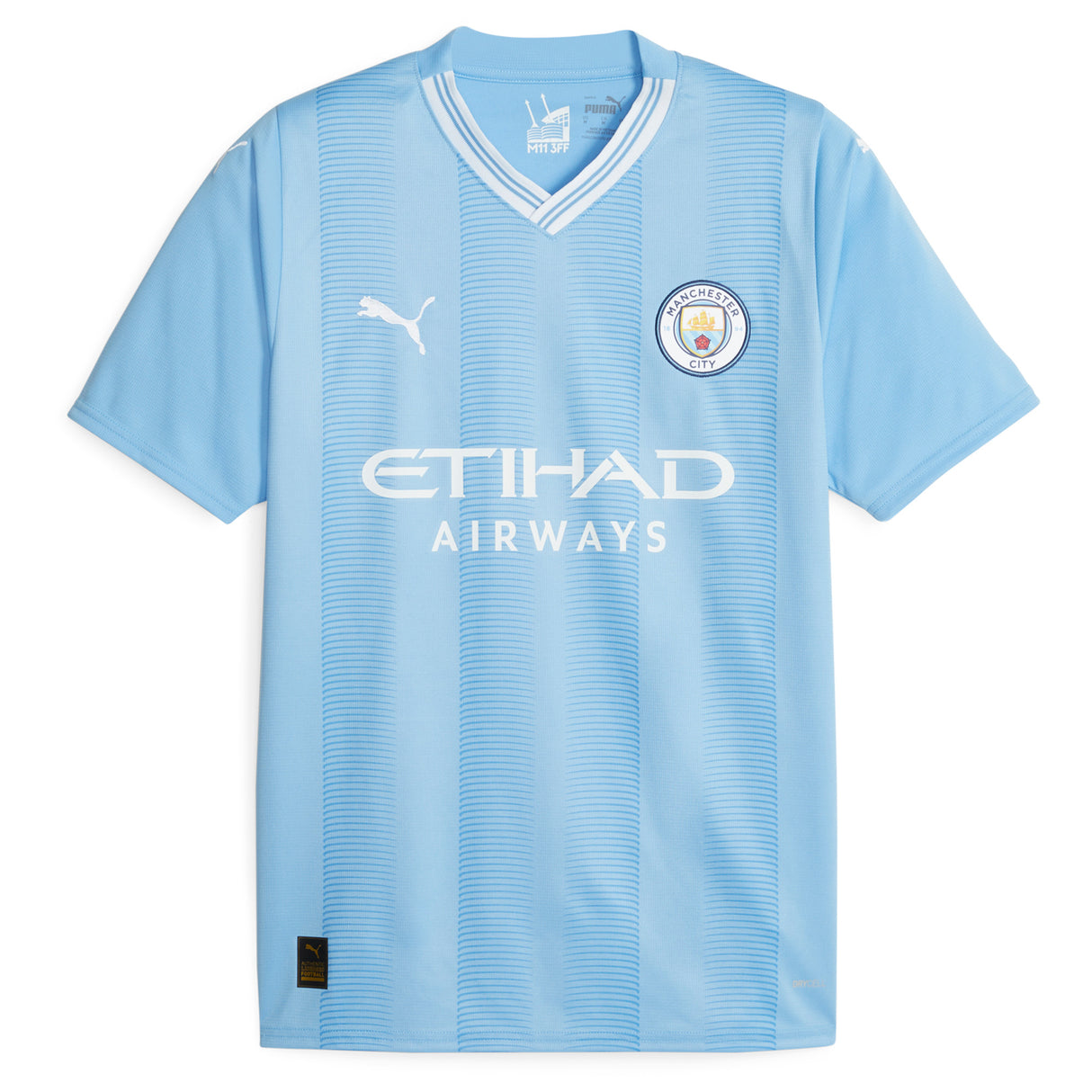 Manchester City Puma Home Shirt 2023-24 with Mahrez 26 printing - Kit Captain