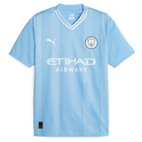 Manchester City Puma Home Shirt 2023-24 with Mahrez 26 printing - Kit Captain