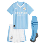 Manchester City Puma Home Minikit 2023-24 with Mahrez 26 printing - Kit Captain