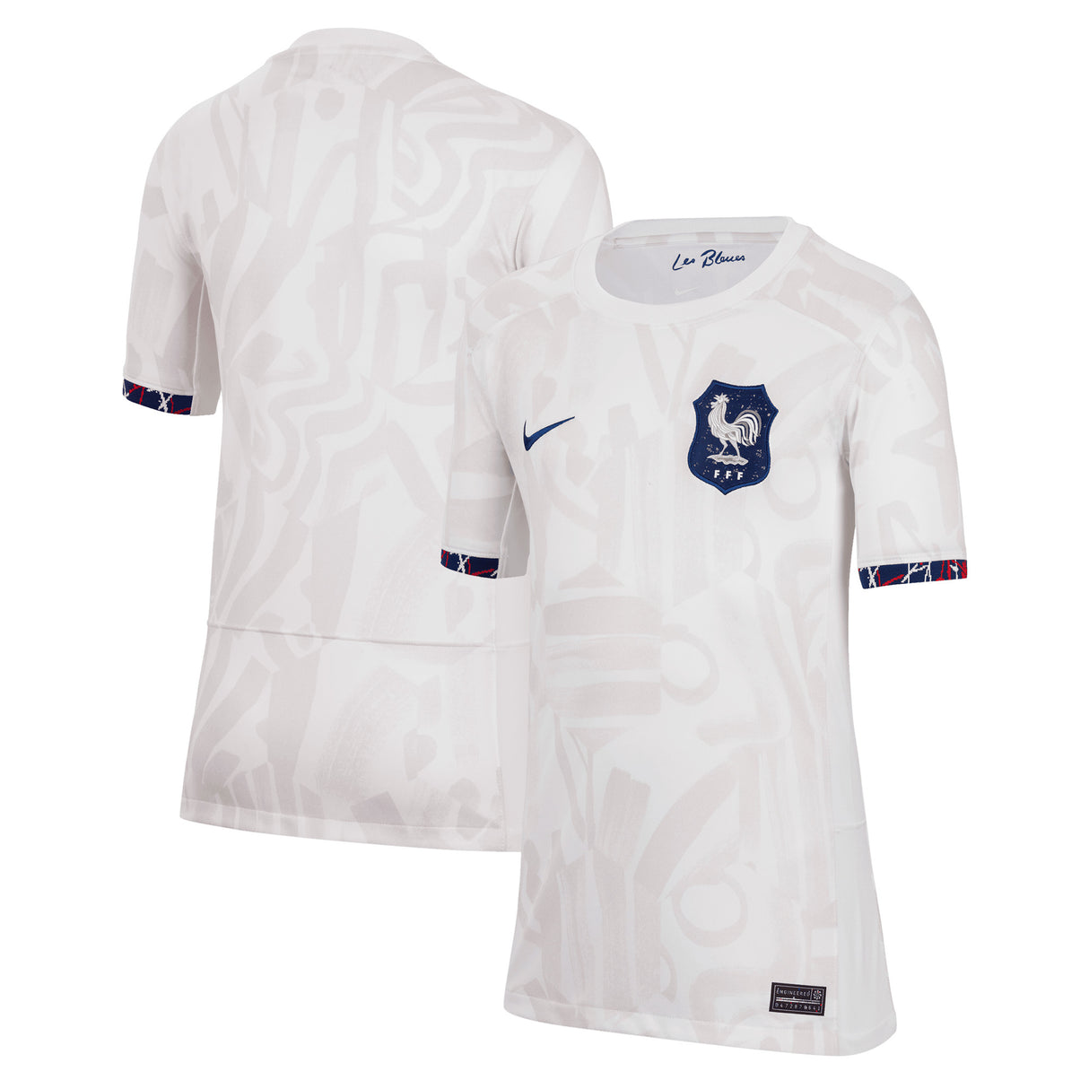 France Women Nike Away Stadium Shirt 2023-24 - Kids - Kit Captain