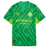 Manchester City Puma Goalkeeper Shirt 2023-24 - Kids with Champions of Europe 23 printing - Kit Captain