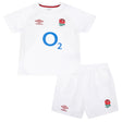 England Rugby Home Replica Kit 2023/24 - White - Infant - Kit Captain